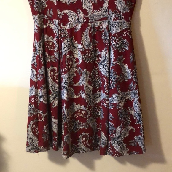 ModCloth Yellow Star Sleeveless Paisley Dress XL - Picture 3 of 3